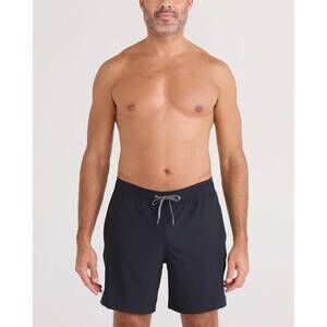 NEW SAXX men's oh buoy 2n1 swim trunks in black